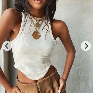 Dylan Lex dylanlex gilded zodiac Capricorn pendant with gold tone J.Crew chain